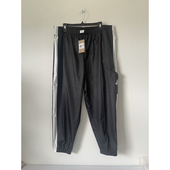 Nike Womens Black Mid Rise Elastic Waist Athletic Training Pants Size XXL NWT - Picture 1 of 12
